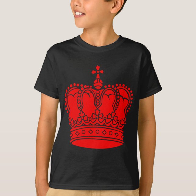 Camiseta Coroa Real - Vermelho (Frente)