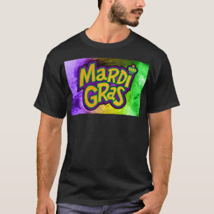 Camiseta Coroa temática festiva de Mardi Gras da SlipperyJo
