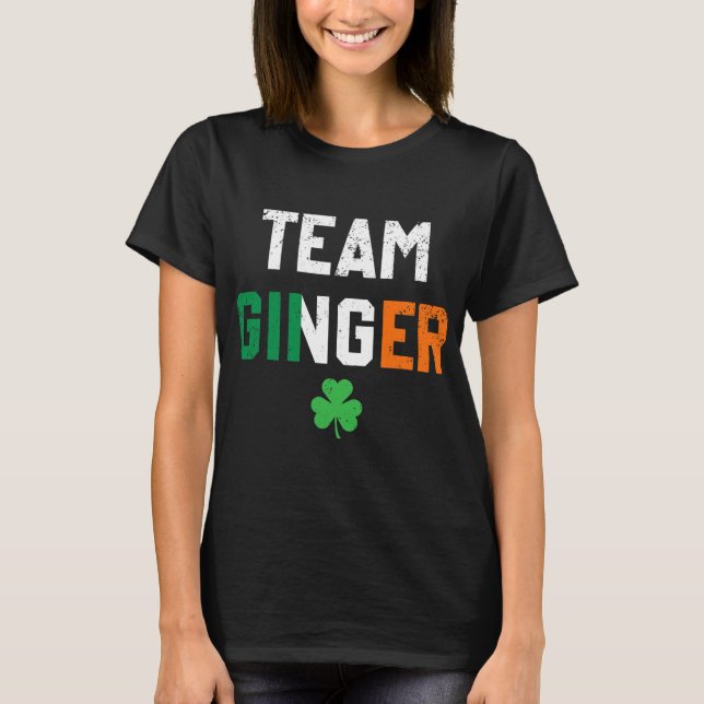 Camiseta Coroa Vermelha, Equipe de Ginger St Patricks (Frente)