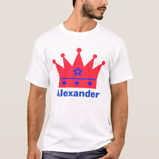 Camiseta Coroa Vermelha Personalizável
