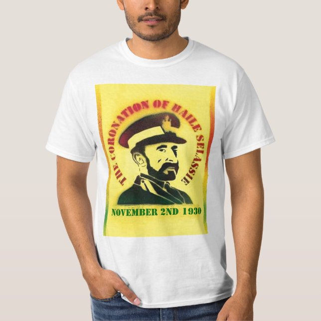 Camiseta Coroação de Haile Selassie (Frente)