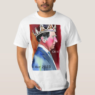 Camiseta coroação do Rei Carlos III