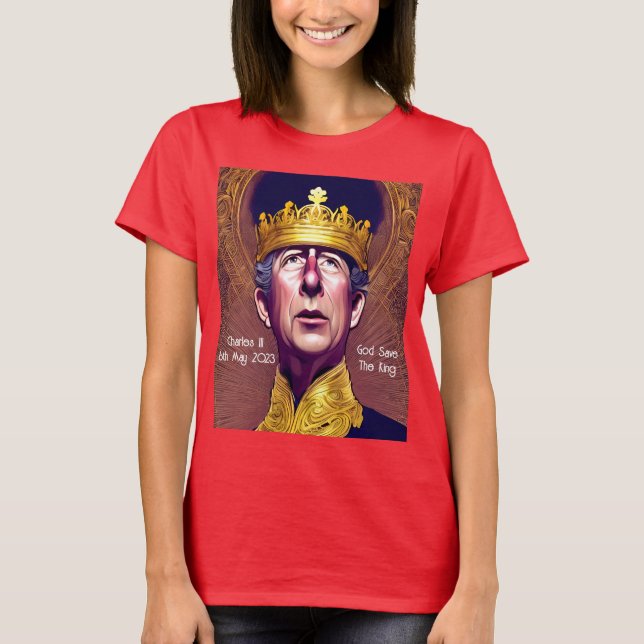 Camiseta coroação do Rei Carlos III (Frente)