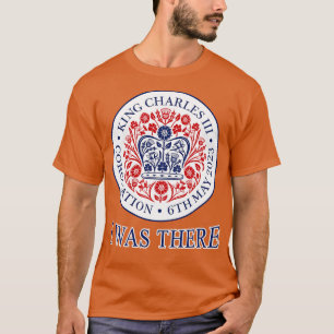 CAMISETA COROAÇÃO DO REI CHARLES III EU ESTIVE LÁ