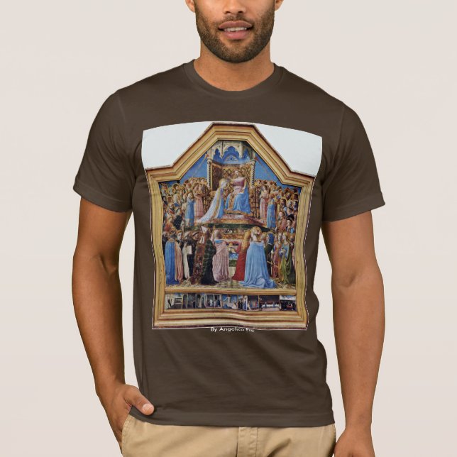 Camiseta Coroação do Virgin, e cenas da vida (Frente)