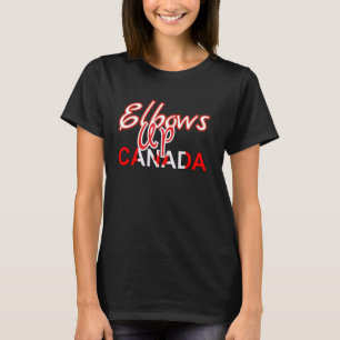 Camiseta Coroas do Canadá Sinalizador Norte Verdadeiro Fort
