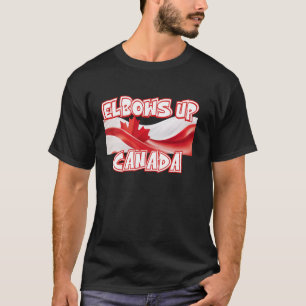 Camiseta Coroas do Canadá Sinalizador Norte Verdadeiro Fort