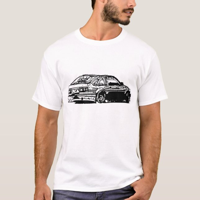 Camiseta Corolla 1986 AE86 (Frente)