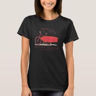 Camiseta Corolla Nc Férias de Verão Surfando Bicicleta