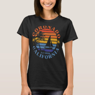 Camiseta Coronado California Beach Boat Barco Summer Vaca