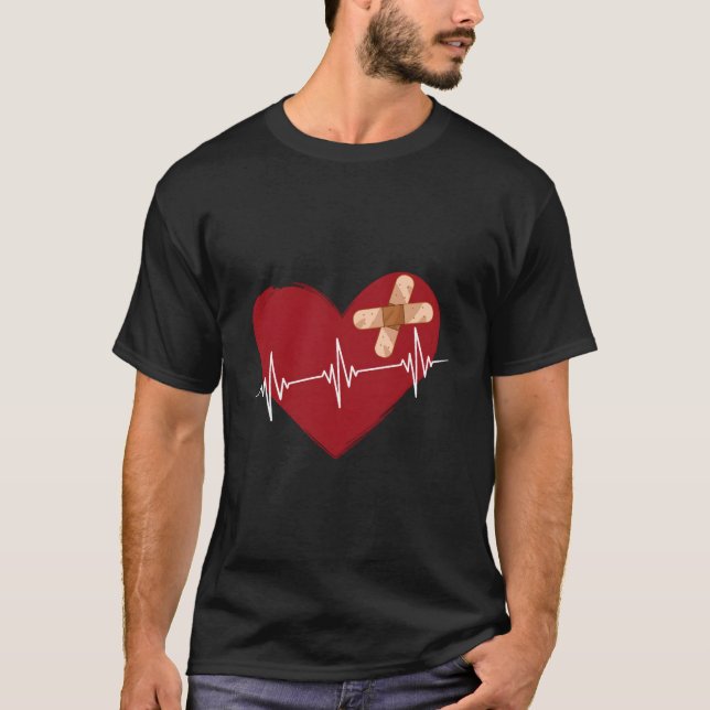 Camiseta Coronary Diseases Ery Bypass Open He Surgery Hebea (Frente)