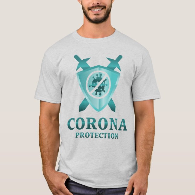 Camiseta Coronavírus Mens Tee (Frente)