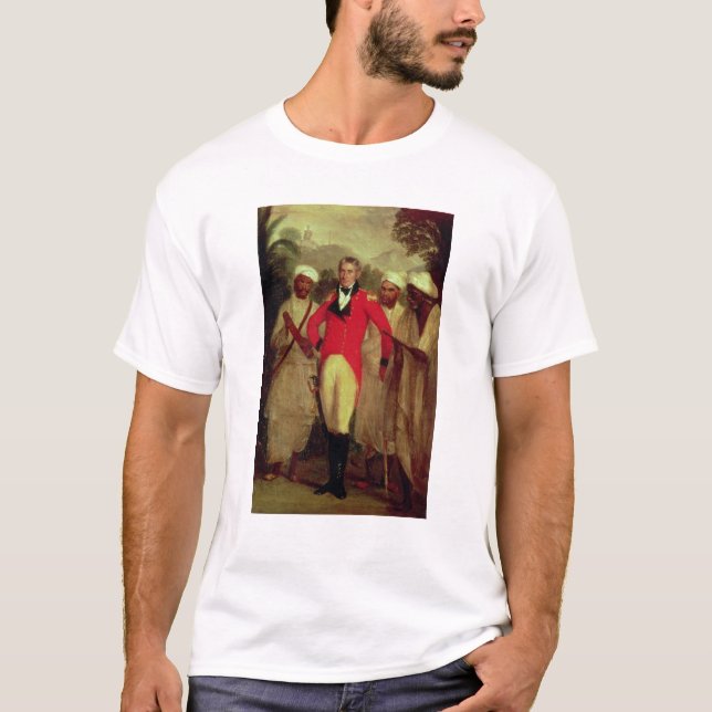 Camiseta Coronel Colin Mackenzie e seus pandits indianos (Frente)