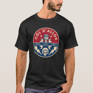 Camiseta Coronel d'Allos, francês Alpes motobike Tour