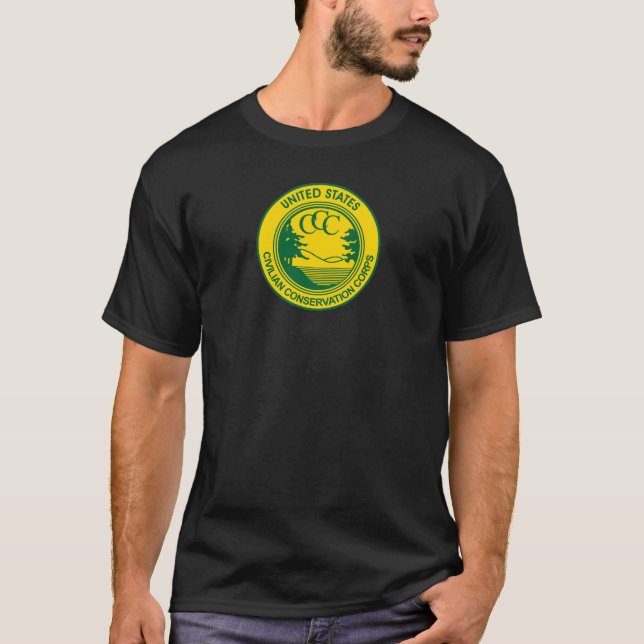 Camiseta Corpo civil da conservação do CCC comemorativo (Frente)