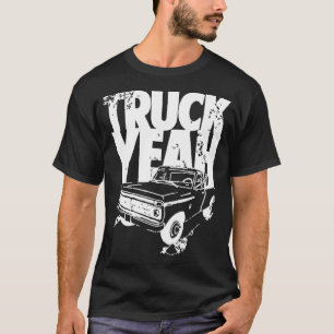 Camiseta Corpo Clássico de Truck Sim Corpo Quadrado