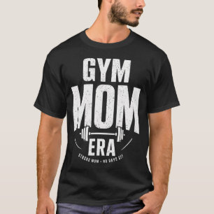 Camiseta Corpo da Era da Mãe Ginástica Fitness Dia das Mães