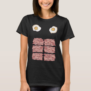 Camiseta Corpo de BACON com Ovos Malhação Engraçado Keto Di