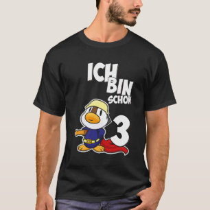 Camiseta Corpo de Bombeiros 3º Aniversário Meninos e Menina