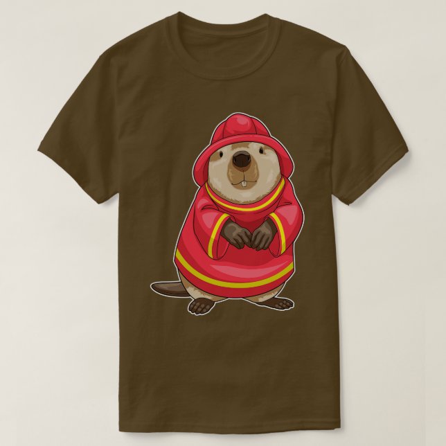 Camiseta Corpo de Bombeiros do Beaver (Frente do Design)
