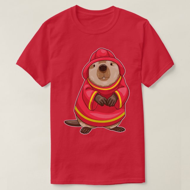 Camiseta Corpo de Bombeiros do Beaver (Frente do Design)