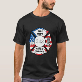 Camiseta Corpo de Bombeiros FDNY Cidade de Nova York