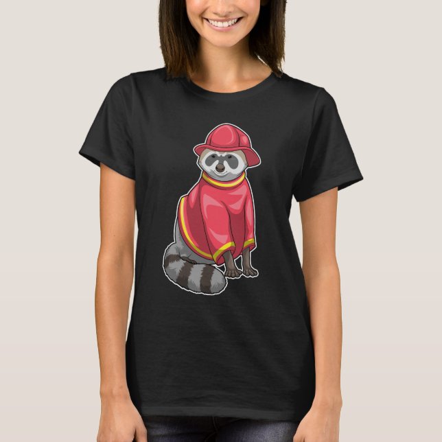 Camiseta Corpo de Bombeiros Racoon (Frente)