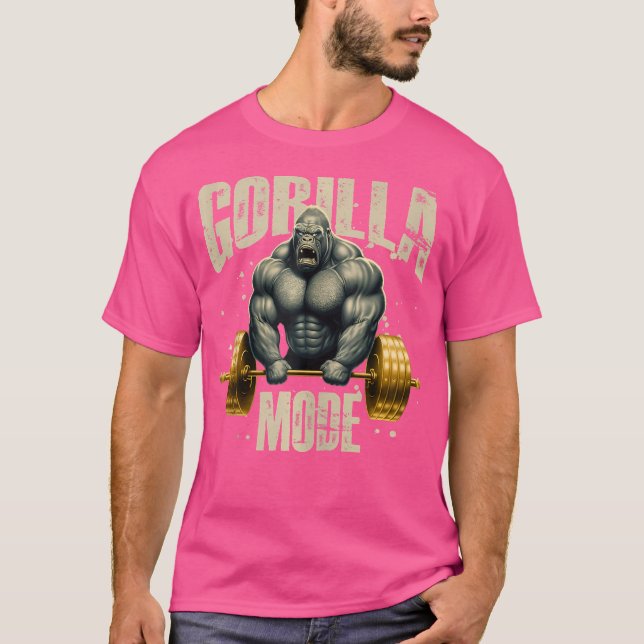 Camiseta Corpo de Levantamento de Peso do Beast Workout do  (Frente)