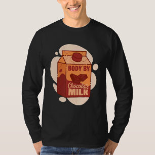 Camiseta Corpo De Mens Por Leite De Chocolate Ventiladores