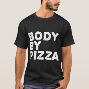 Camiseta CORPO DE PIZZA Beach Work Out Gym Ajustado Funny G