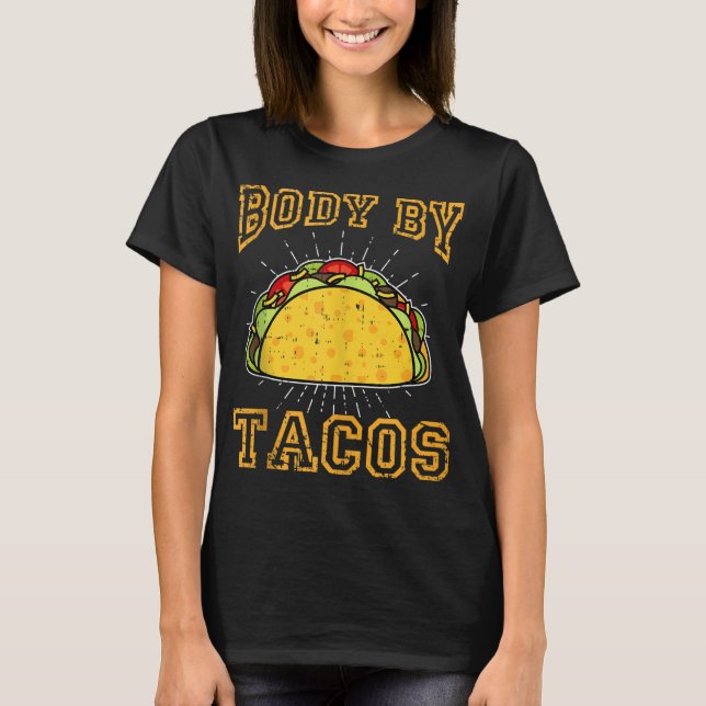 Camiseta Corpo De Taco Mexicano Engraçado Cinco De Mayo Beb (Frente)
