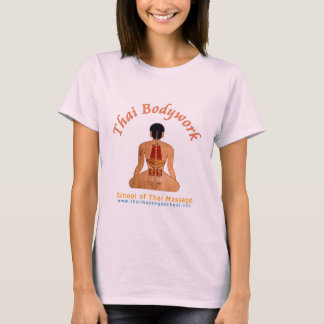 Camiseta corpo de thai mulheres com manga comprida