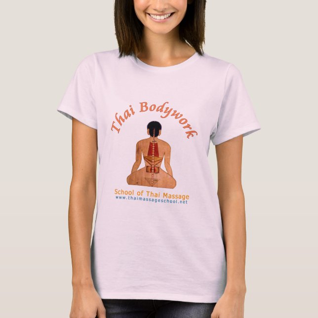 Camiseta corpo de thai mulheres com manga comprida (Frente)