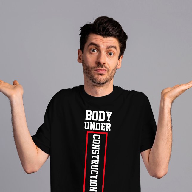 Camiseta Corpo em construção Citação motivacional de Gym (Criador carregado)