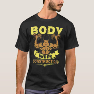 Camiseta Corpo em Construção Treino de Academia
