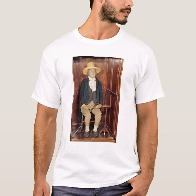 Camiseta Corpo embalsamado de Jeremy Bentham (Frente)