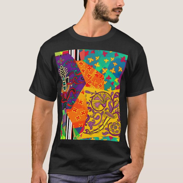 Camiseta Corpo Festivo Turco Indiano Mandala (Frente)