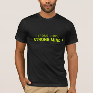 Camiseta Corpo forte, mente forte - Ajustado motivacional