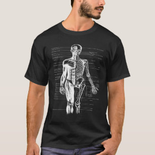 Camiseta Corpo Humano Anatomia Muscular Médico