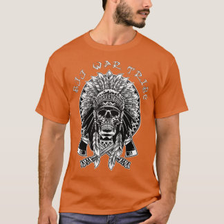 Camiseta Corpo Indiano Americano Jiu Jitsu Guerra Tribe BJJ