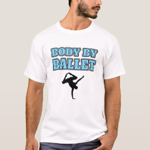 Camiseta Corpo masculino do dançarino pelo balé