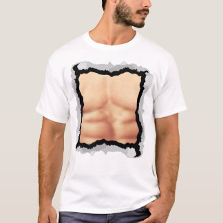 Camiseta Corpo Muscular Rasgado
