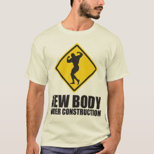 Camiseta Corpo novo sob a construção