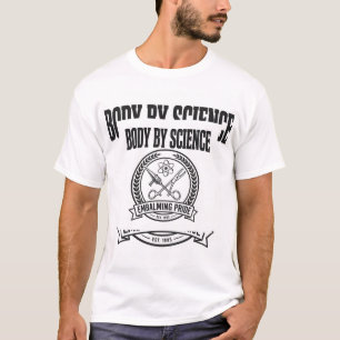 Camiseta CORPO PELA CIÊNCIA — Funeral Trabalhador Divertido