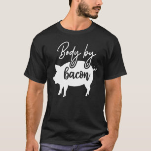 Camiseta Corpo Por Bacon Amando Bacon E Fitas De Bacon Desi