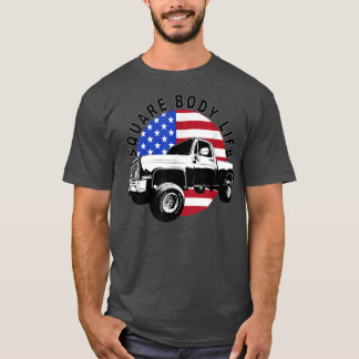 Camiseta Corpo Quadrado Clássico de Truck 4X4