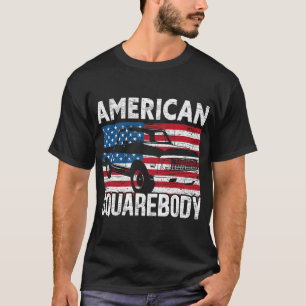 Camiseta Corpo Quadrado para um Caminhão Recolhido Velho Ch