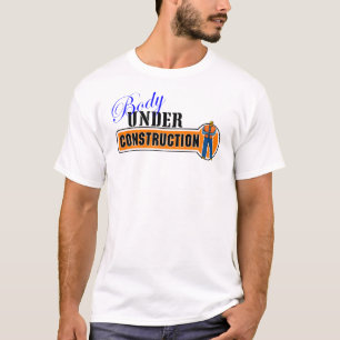Camiseta Corpo sob a construção