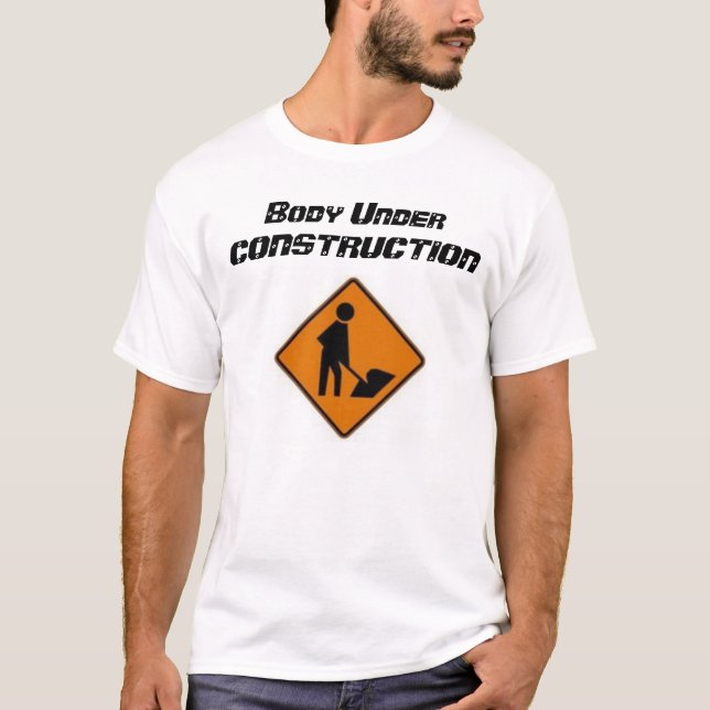 Camiseta Corpo sob a construção (Frente)