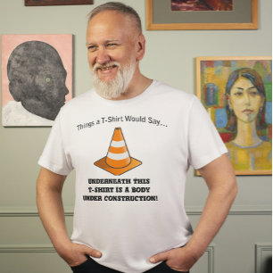 Camiseta Corpo sob o t-shirt da construção